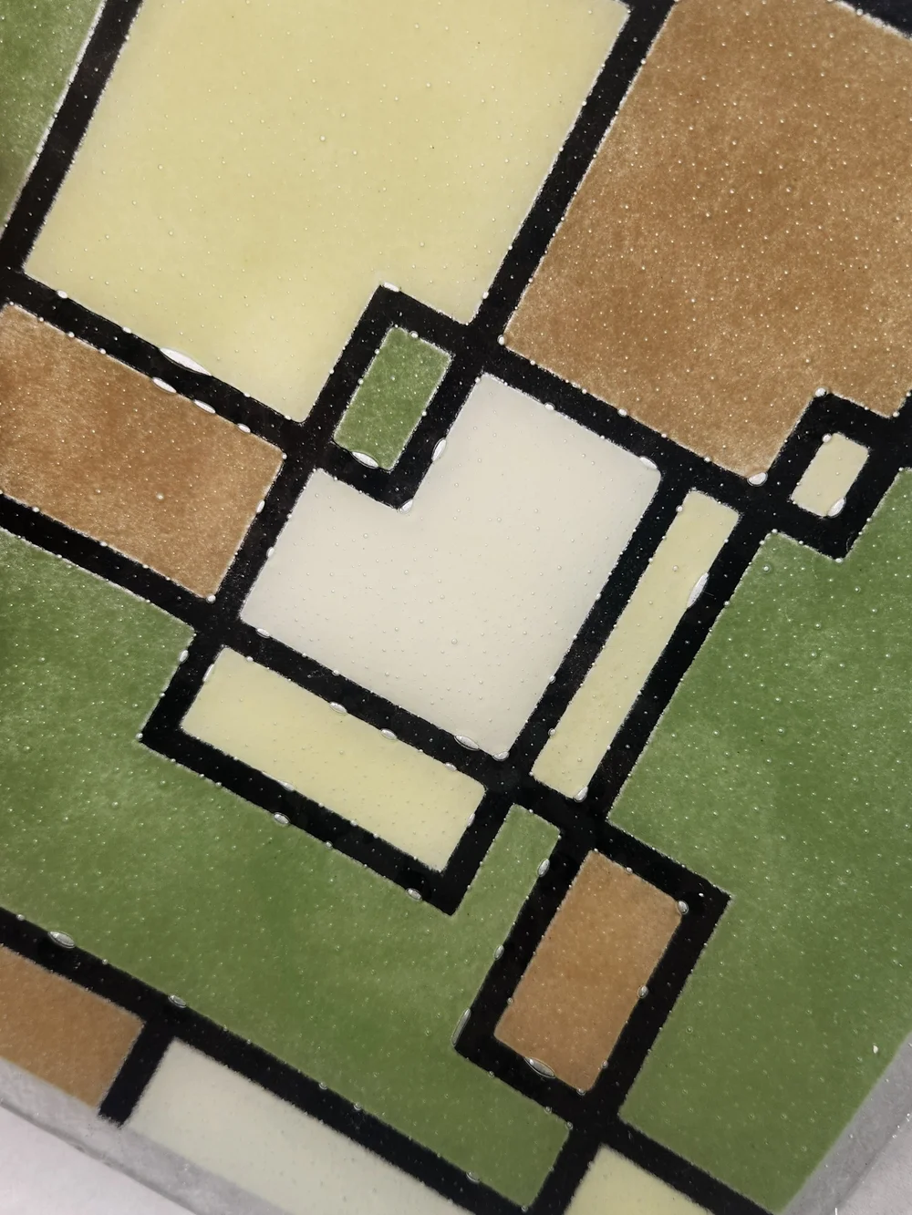 Peggy Karr Fuzion Fused Art Glass Platter 11